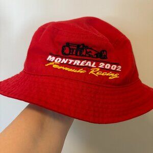 Vintage Formula Racing Bucket Hat Montreal 2002 Vintage Racecar